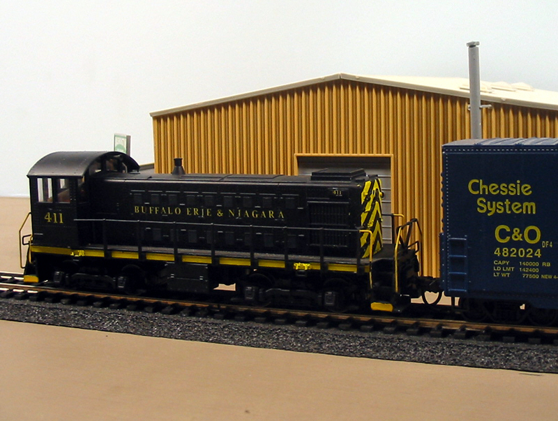 Buffalo Erie & Niagara Alco S-3  #411 parked at Washington Salvage
